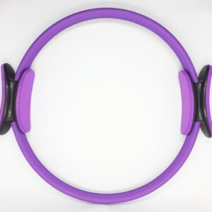 A purple and black ring is shown on the white background.
