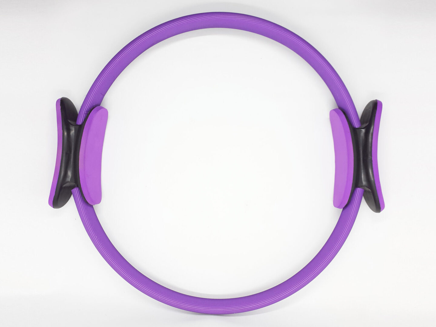A purple and black ring is shown on the white background.